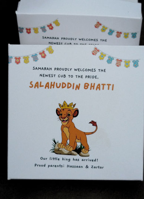 Baby Birth Announcement Boxes in Pakistan | Customized Methai & Sweet Boxes – Lowest Price