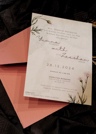 Customized Wedding Card