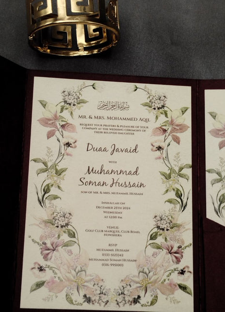 Customized Wedding Card