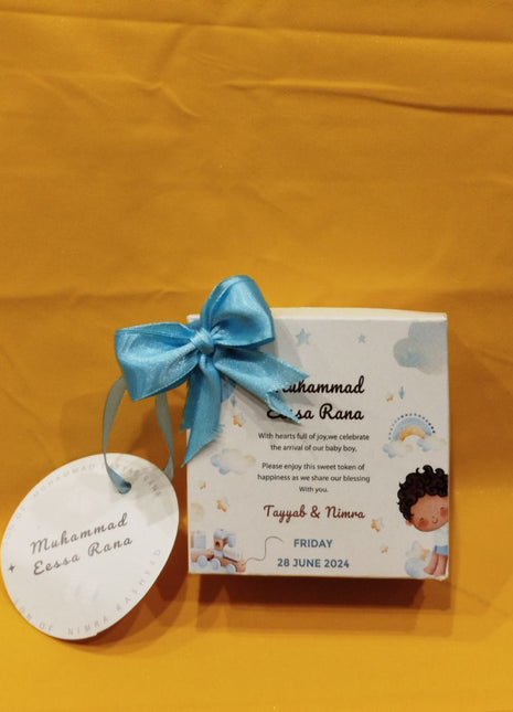 Baby Birth Announcement Boxes in Pakistan | Customized Methai & Sweet Boxes – Lowest Price