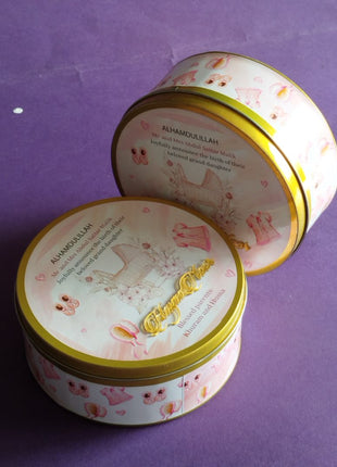 Premium Birth Announcement Tin Boxes – Custom Printed Baby Arrival Gifts & Methie Boxes in Pakistan