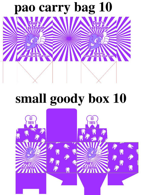 Customized First Tooth Goody Boxes – Elegant Packaging for Your Baby’s Precious Milestone