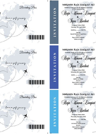 Customized Wedding Cards