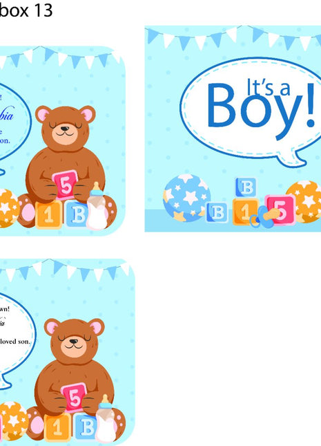 Baby Birth Announcement Boxes in Pakistan | Customized Methai & Sweet Boxes – Lowest Price