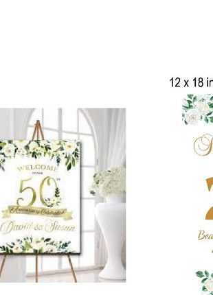 Anniversary Welcome Board