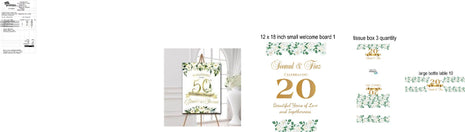 Anniversary Welcome Board