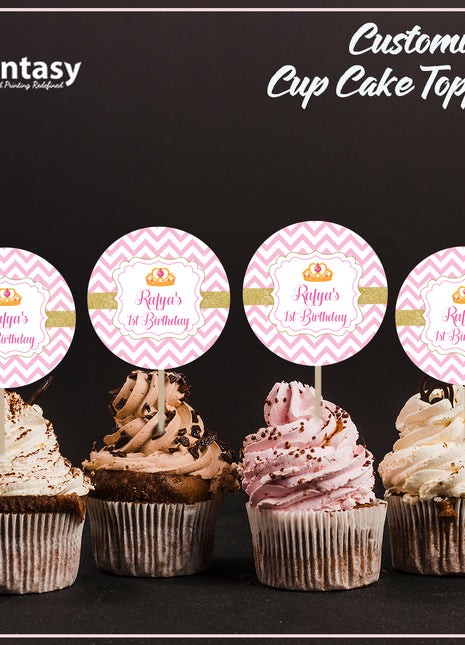 Cup Cake topper With Stick