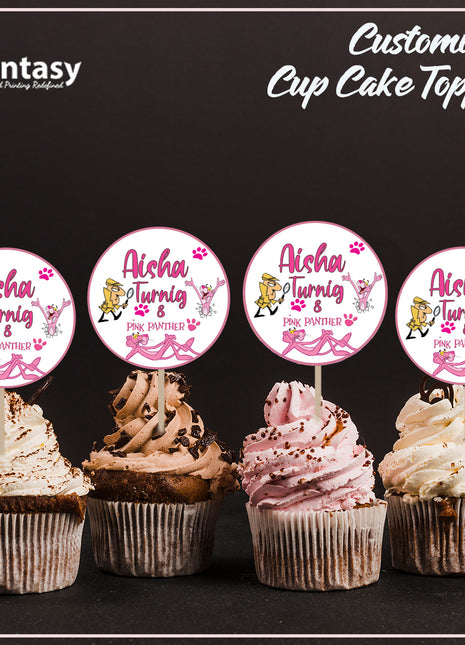 Cup Cake topper With Stick