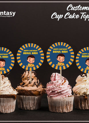 Cup Cake topper With Stick