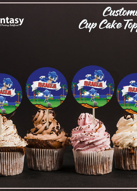 Cup Cake topper With Stick