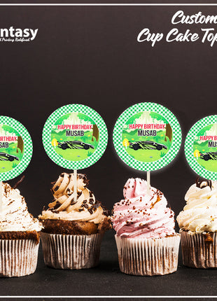Cup Cake topper With Stick