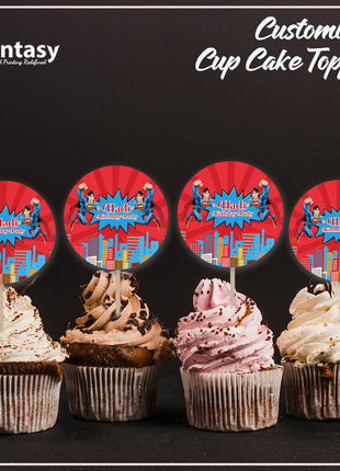 Cup Cake topper With Stick