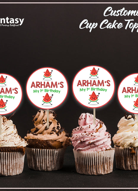 Cup Cake topper With Stick