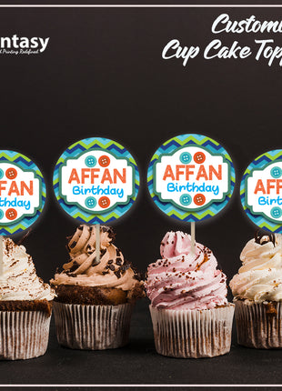 Cup Cake topper With Stick