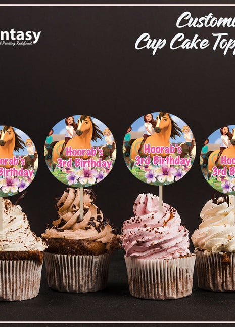 Cup Cake topper With Stick