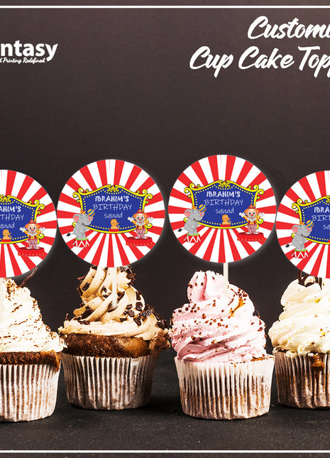 Cup Cake topper With Stick
