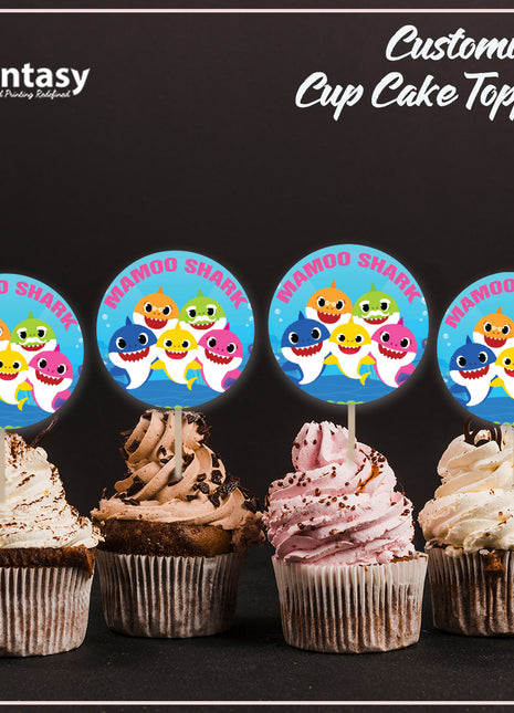 Cup Cake topper With Stick