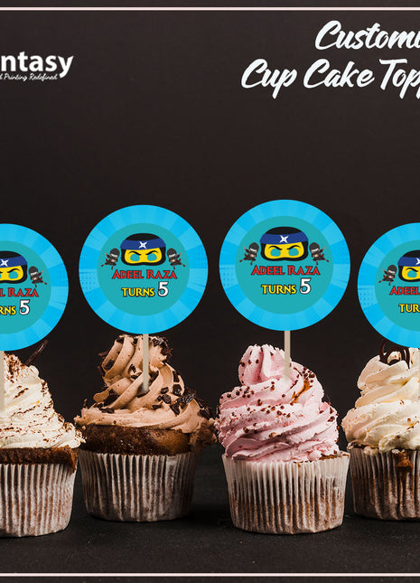 Cup Cake topper With Stick