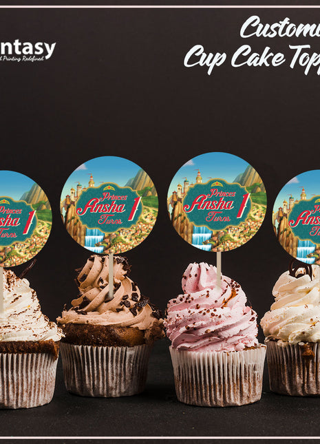 Cup Cake topper With Stick