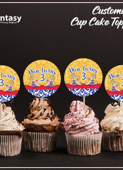 Cup Cake topper With Stick