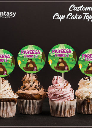 Cup Cake topper With Stick