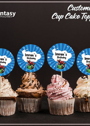 Cup Cake topper With Stick