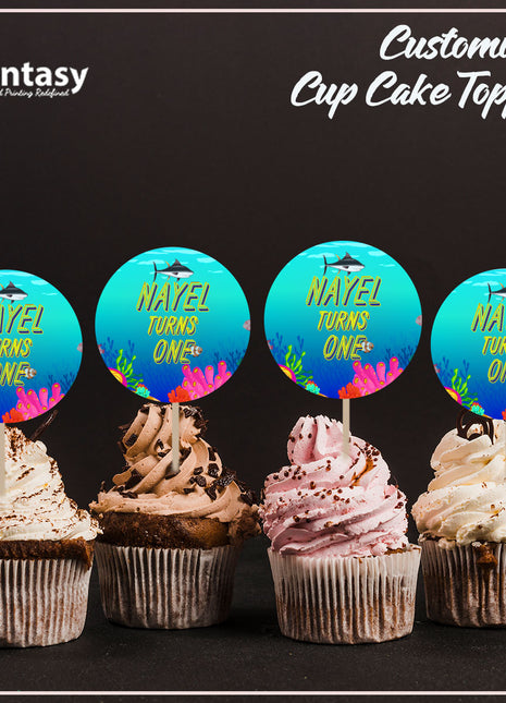 Cup Cake topper With Stick