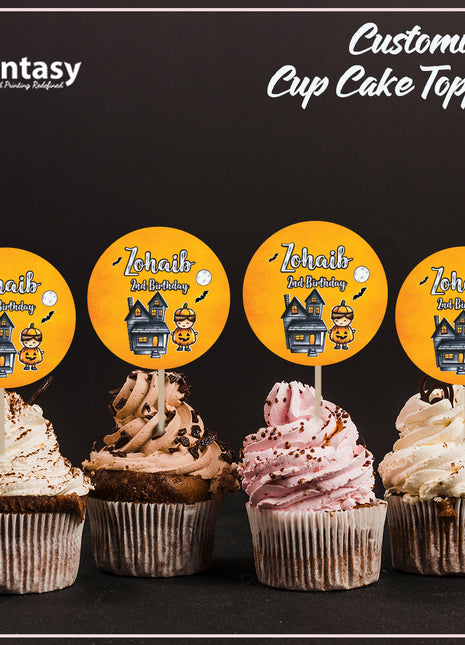 Cup Cake topper With Stick