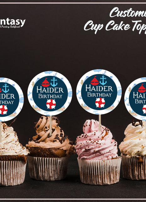 Cup Cake topper With Stick