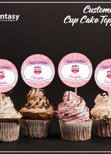 Cup Cake topper With Stick