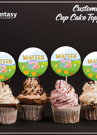 Cup Cake topper With Stick