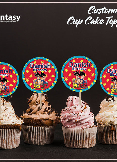 Cup Cake topper With Stick
