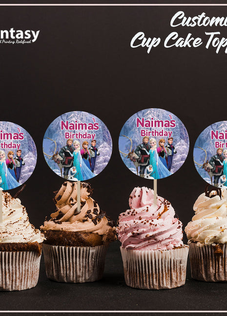 Cup Cake topper With Stick