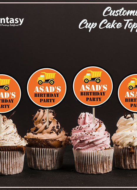 Cup Cake topper With Stick