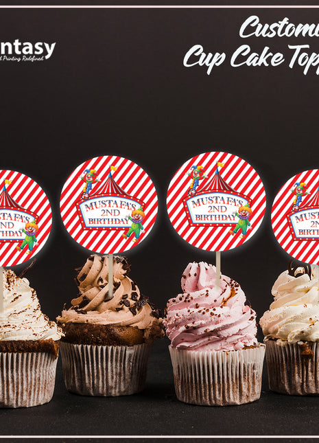 Cup Cake topper With Stick