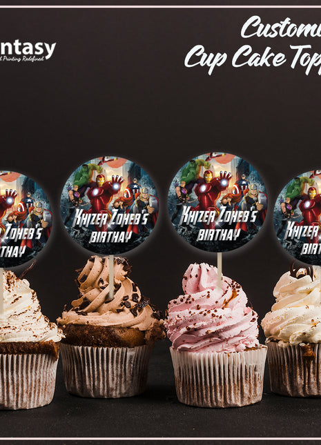 Cup Cake topper With Stick