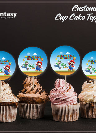 Cup Cake topper With Stick