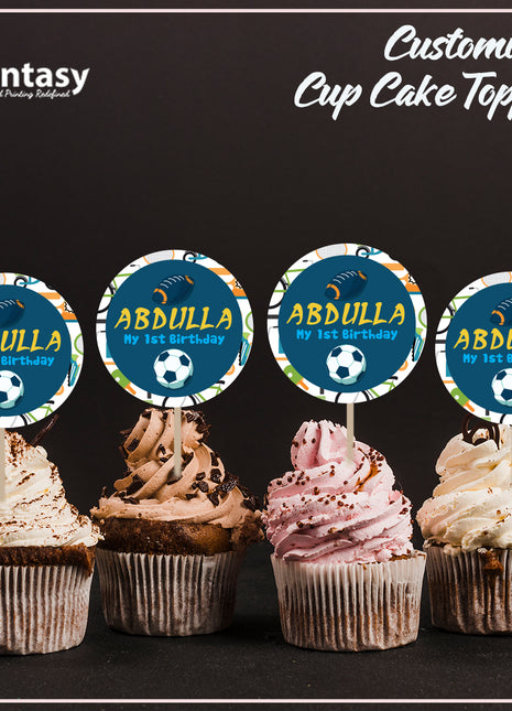 Cup Cake topper With Stick