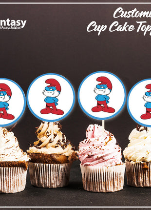 Cup Cake topper With Stick