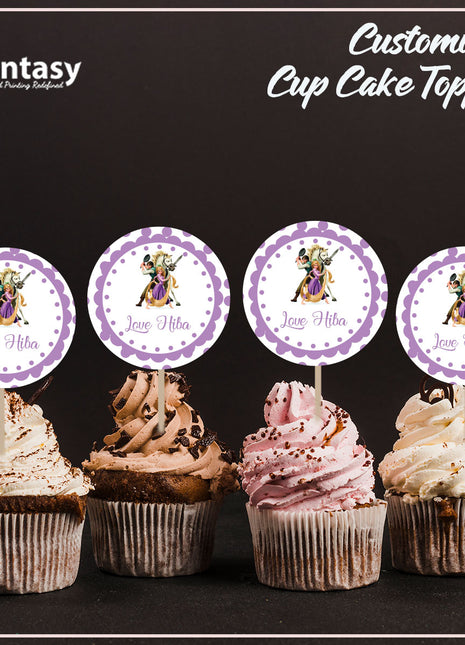 Cup Cake topper With Stick