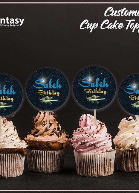 Cup Cake topper With Stick