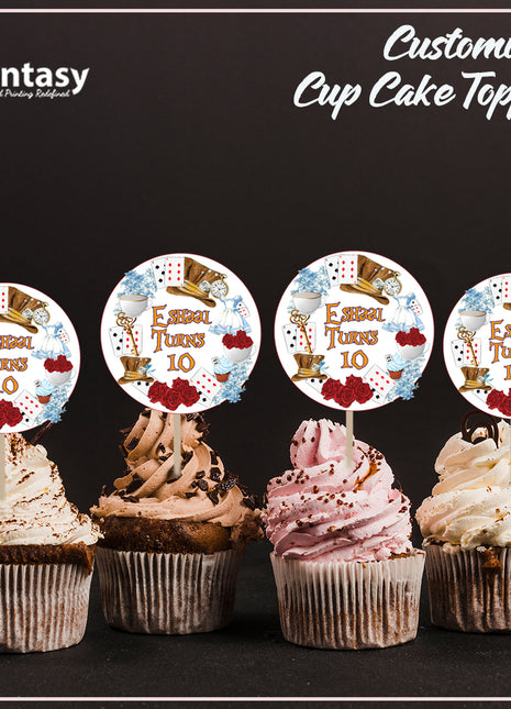 Cup Cake topper With Stick