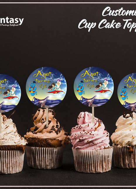 Cup Cake topper With Stick