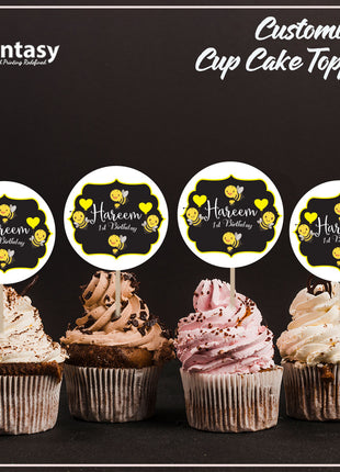 Cup Cake topper With Stick