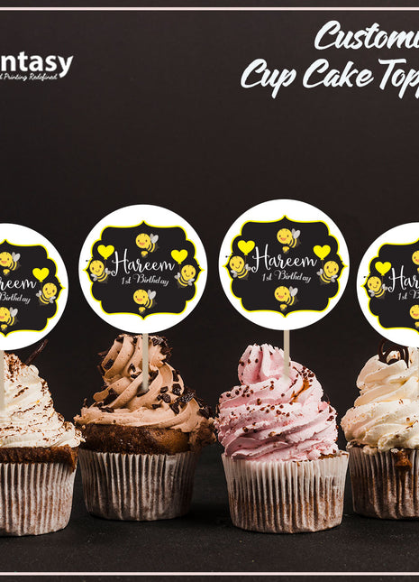 Cup Cake topper With Stick