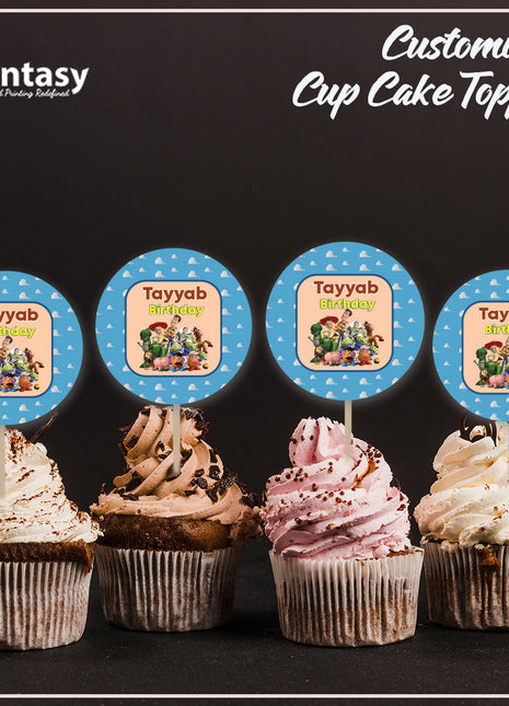 Cup Cake topper With Stick