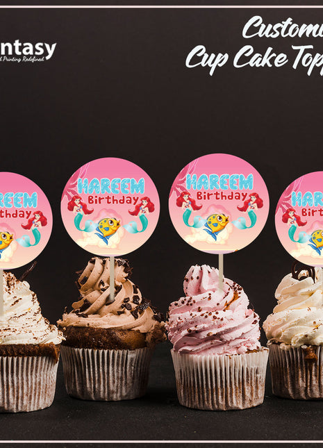 Cup Cake topper With Stick