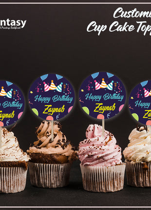 Cup Cake topper With Stick
