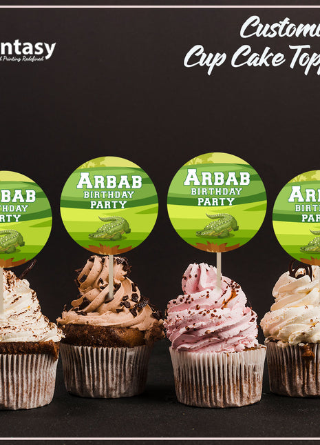 Cup Cake topper With Stick