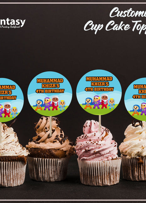 Cup Cake topper With Stick